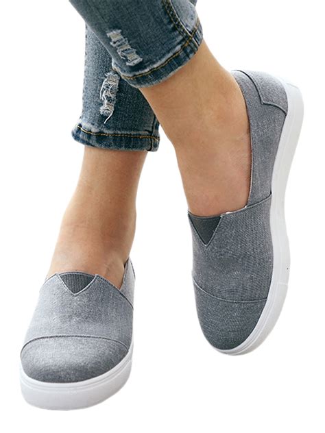 flat slip on sneakers